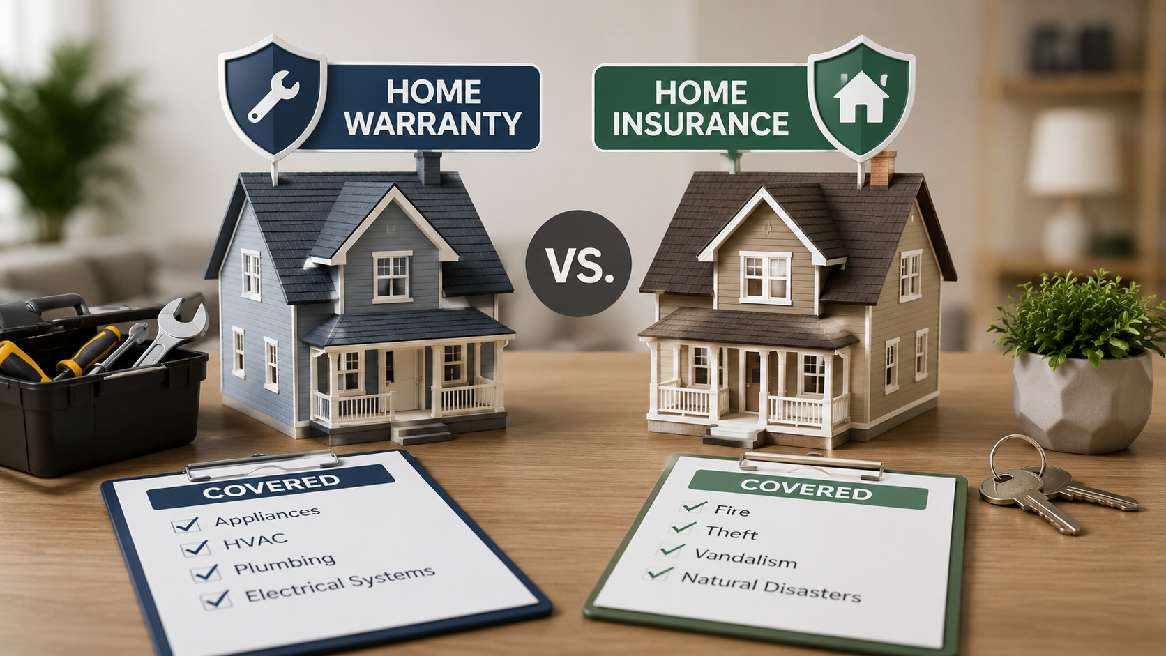 Home Warranty vs Home Insurance