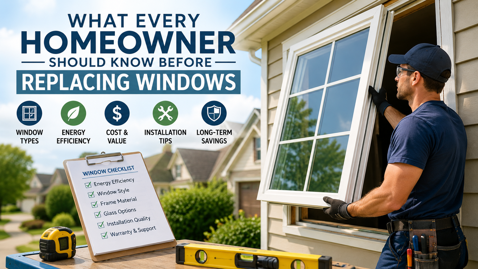 What Every Homeowner Should Know Before Replacing Windows